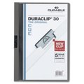 Durable Office Products Durable Office Products 220357 Vinyl Duraclip Report Cover; Clear & Graphite 220357